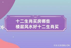 十二生肖买房哪些楼层风水好 十二生肖买房子买哪一层好