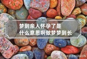 梦到亲人怀孕了是什么意思啊 做梦梦到长辈怀孕是什么预兆