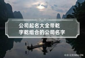 公司起名大全带乾字 乾组合的公司名字