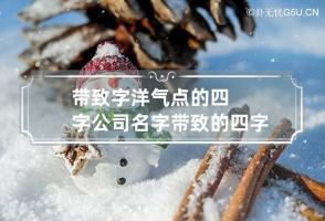 带致字洋气点的四字公司名字 带致的四字成语有哪些