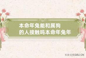 本命年兔能和属狗的人接触吗 本命年兔年可以结婚吗