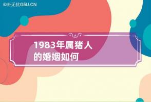 1983年属猪人的婚姻如何