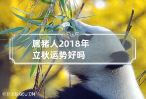 属猪人2018年立秋运势好吗