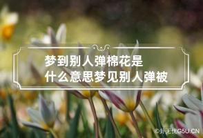 梦到别人弹棉花是什么意思 梦见别人弹被子是什么意思