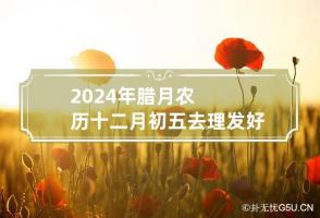 2024年腊月农历十二月初五去理发好不好