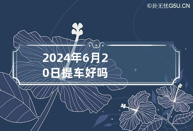 2024年6月20日提车好吗