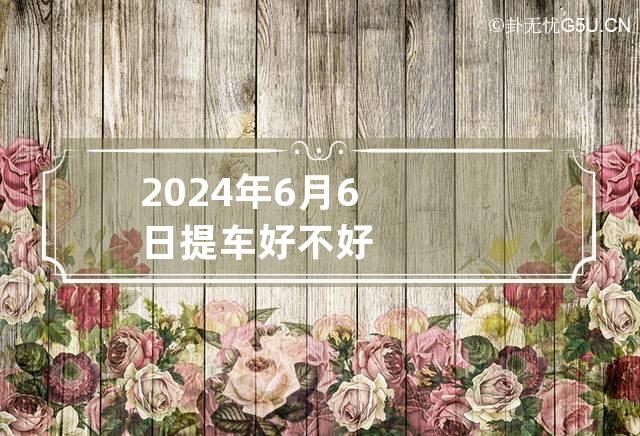 2024年6月6日提车好不好