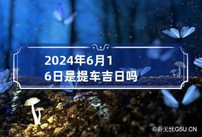 2024年6月16日是提车吉日吗