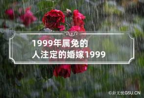 1999年属兔的人注定的婚嫁 1999年属兔的人结婚最佳年龄