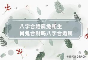 八字合婚:属兔和生肖兔合财吗 八字合婚:属兔和生肖兔合财吗为什么