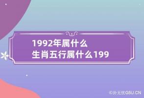 1992年属什么生肖五行属什么 1992年属五行属什么命